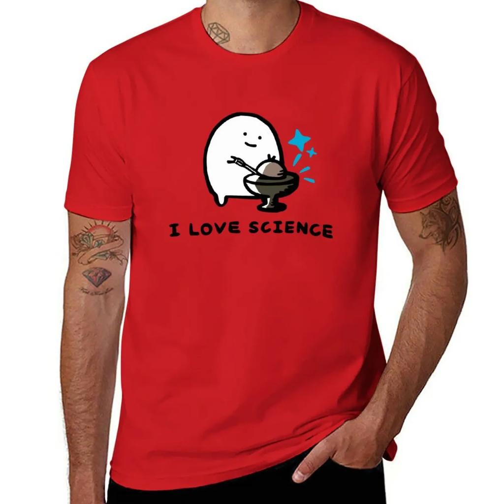 I Love Science Demon Core T-Shirt funny t shirts Aesthetic clothing summer clothes plain black t shirts