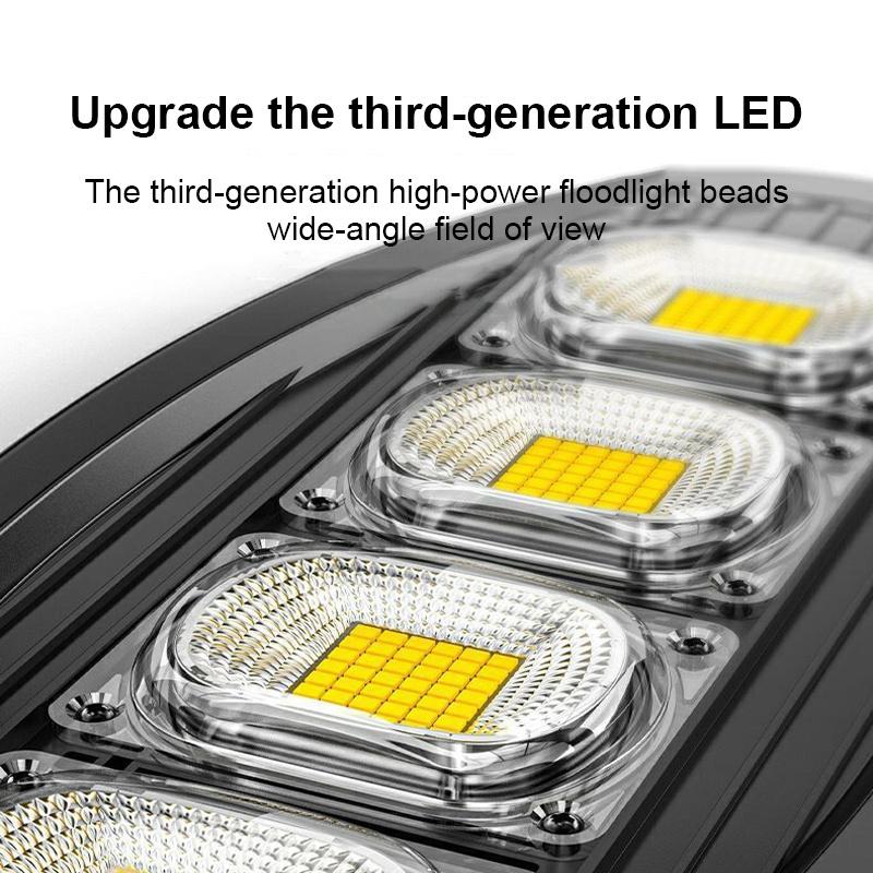 1 упаковка, 3000 Вт, уличная солнечная светодиодная лампа, 4 режима, водонепроницаемый датчик движения, солнечная лампа, солнечная садовая лампа, индуктивный уличный фонарь, наружное освещение
