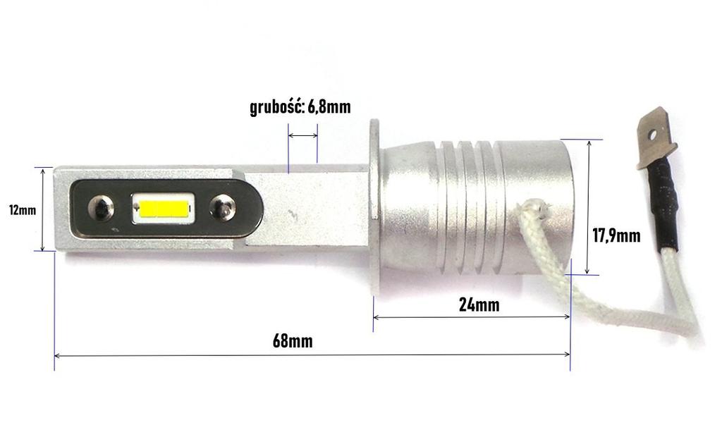 H1 LED BULBS 9V-30V CANBUS CSP KIT Новый Внедорожник