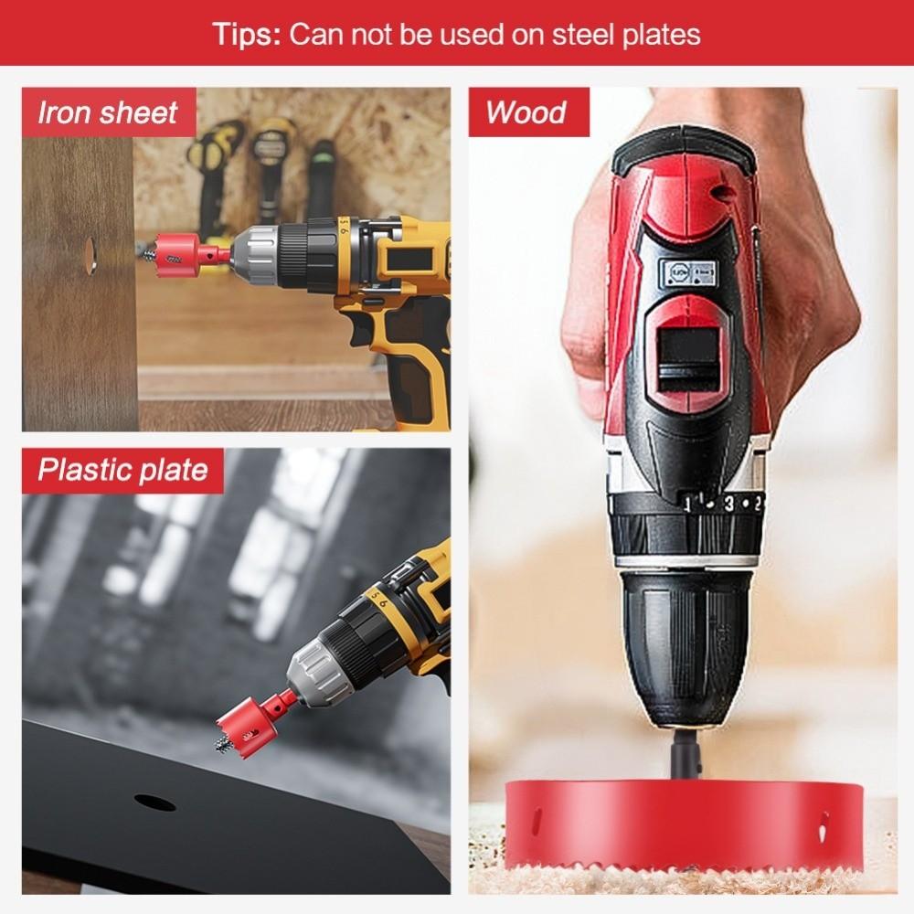 80mm Diameter Hole Saw Cutter With Arbor Mandrel Drilling Cutter Soft Metal Cutting