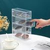 4 Layer Acrylic Glasses Storage Box Transparent Plastic Glasses Display Stand Sunglasses Storage Rack Jewelry Mini Figurines Box