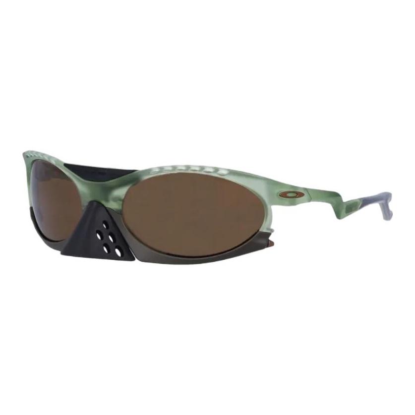 Oakley Логотип Солнцезащитные очки Cat Eye Мужские очки Зеленые 0OO943703