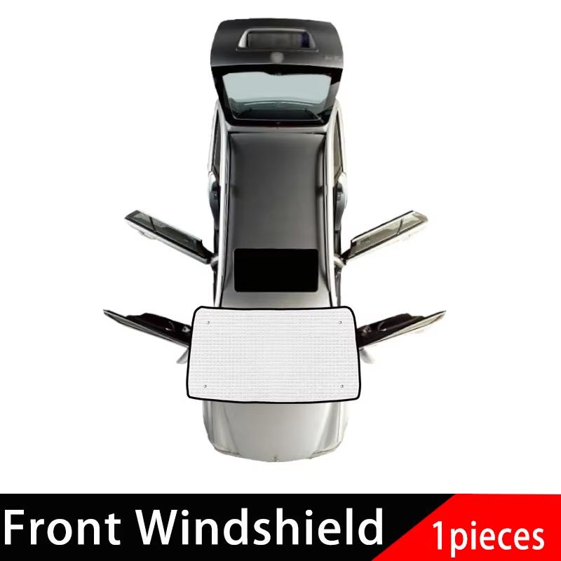 Для Nissan NV200 Аксессуары Evalia 2010~2016 Автомобильный солнцезащитный козырек Защита от солнца Теплоизоляция Лобовое стекло Защита от УФ Аксессуары