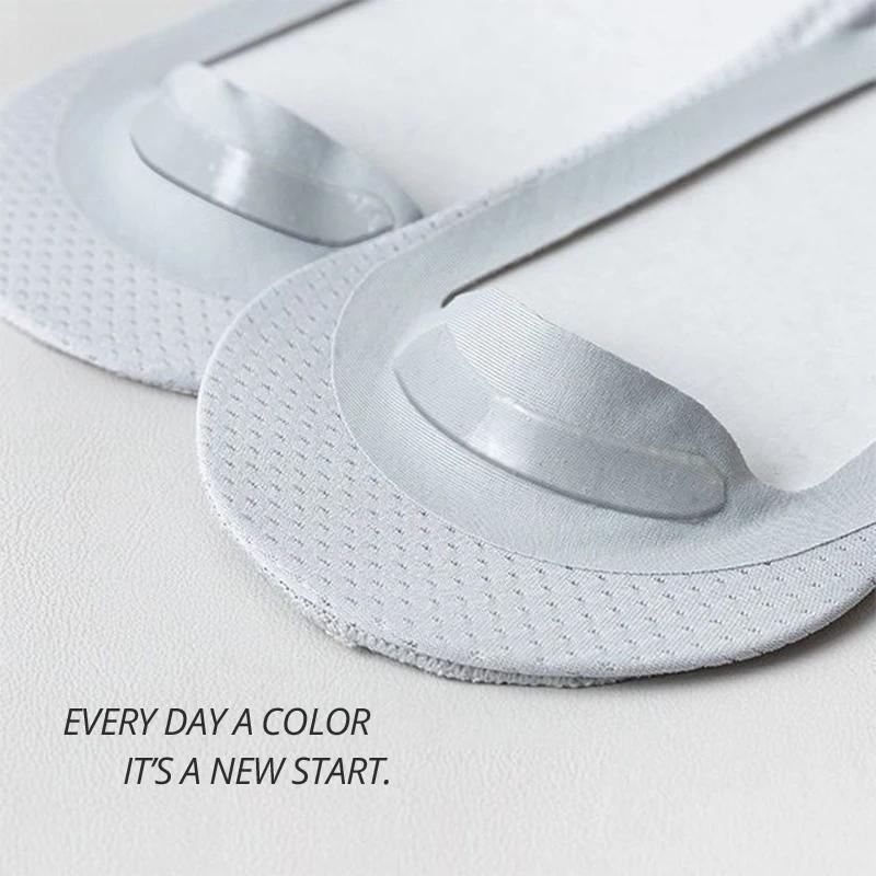 2/5 пар/лот мужские носки-лодочки 100% хлопок дезодорант впитывающий пот летние носки тонкие дышащие силиконовые нескользящие шелковые носки