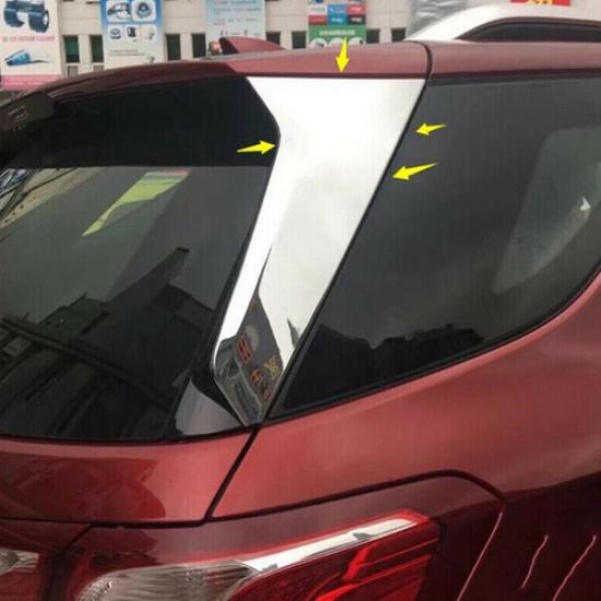 Серебристая накладка-молдинг на заднее стекло для Chevrolet Equinox 2017-19