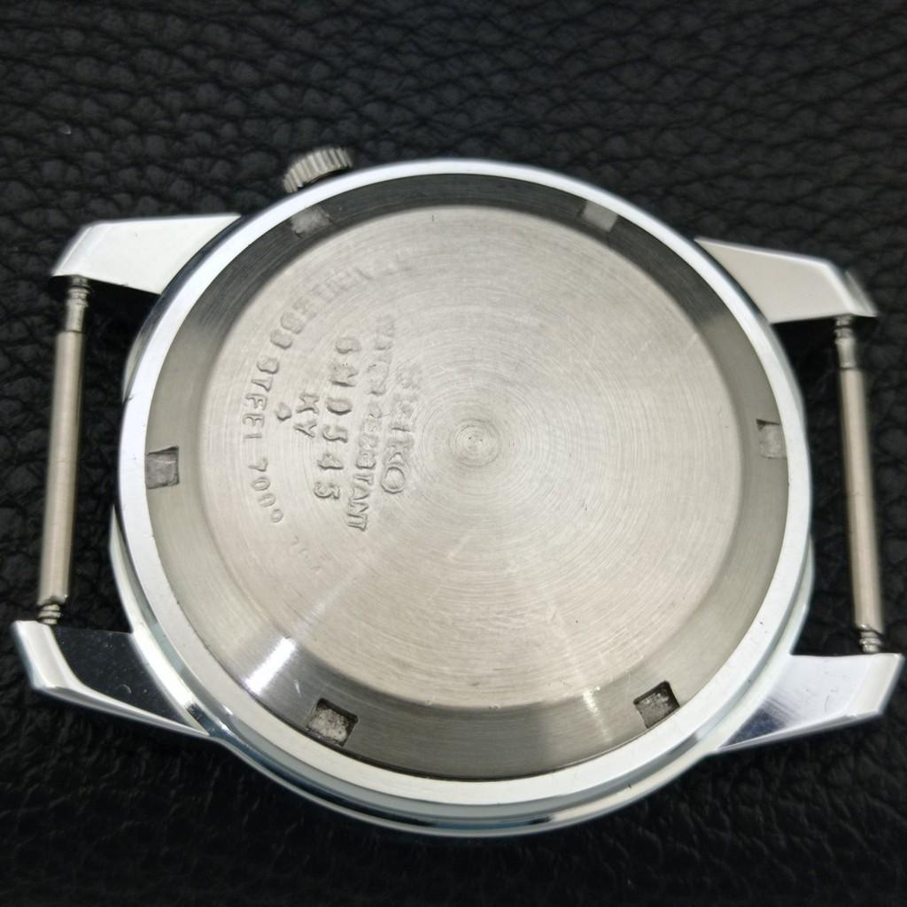 SEIKO 5 AUTOMATIC VINTAGE REFURBISHED JAPAN MENS PURPLE DIAL WATCH a445687-1