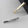 Fashion 1Pc Tie Clip for Men Copper Simple Bar Clasp Practical Mens Classic Tie Clips Clamp Pin Necktie Wedding Gift
