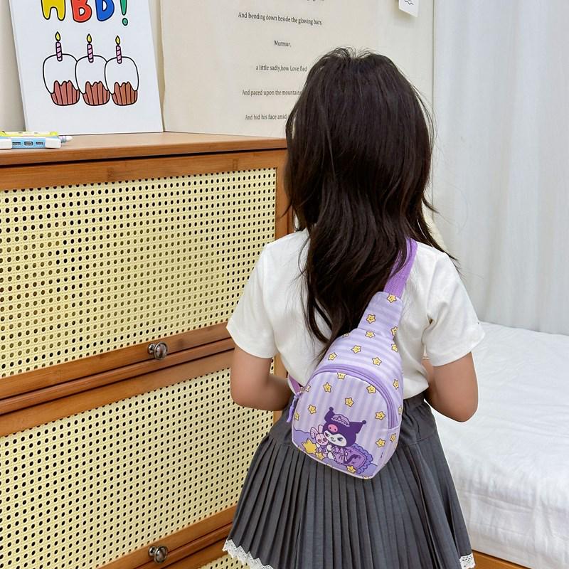 Милый детский кошелек для монет и сумка на плечо для девочек 2024 года - модная сумка-мессенджер и нагрудная сумка от Coulomi