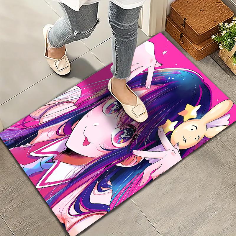 Oshi No Ko Carpet Rug For Living Room Bedroom Home Sofa Decoration Kids Play Nonslip Floor Mat