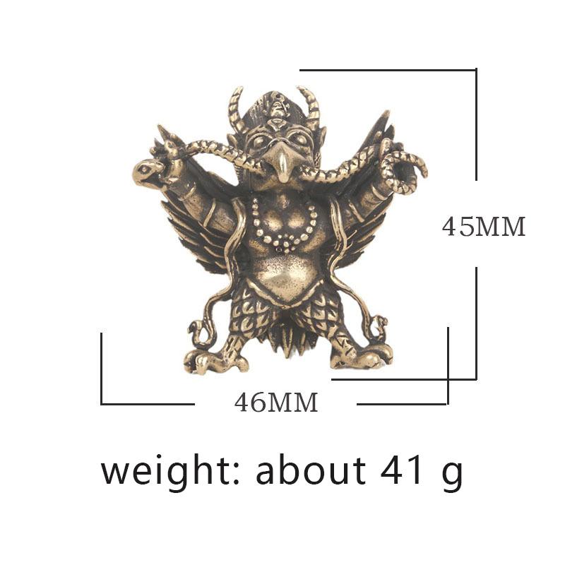 Китайская мифология Самая большая птица Дапэн Металлическая фигурка Украшение для стола Божественные звери-хранители Винтажное украшение для дома