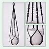 Macrame Plant Hanger Boho Hanging Planter Holder Cotton Rope Flower Pot Hanger for Home Patio Garden Decor