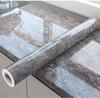 New Marble Desktop Stickers Kitchen Renovation Furniture Self-adhesive Waterproof Oil Resistant Dining Table Gray Wallpaper