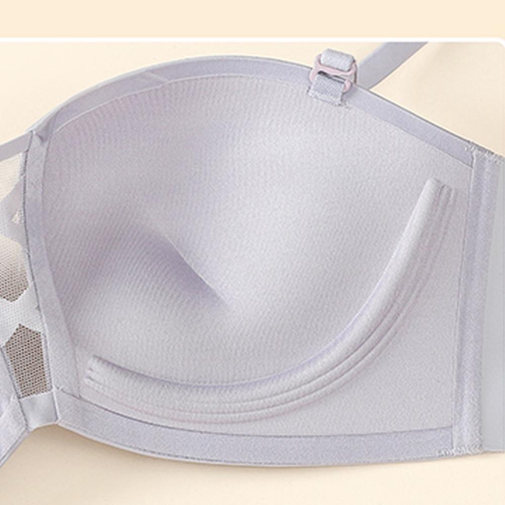 Нескользящее бюстье без бретелек, не оставляющее следов, сто толстых чашек в сборном бюстгальтере