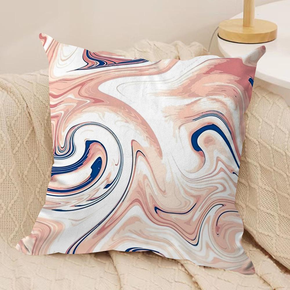 Quicksand Pattern Cushion Cover Pillowcase Ultra Soft Skin Friendly Fabric Cloud Like Comfort Concealed Zipper