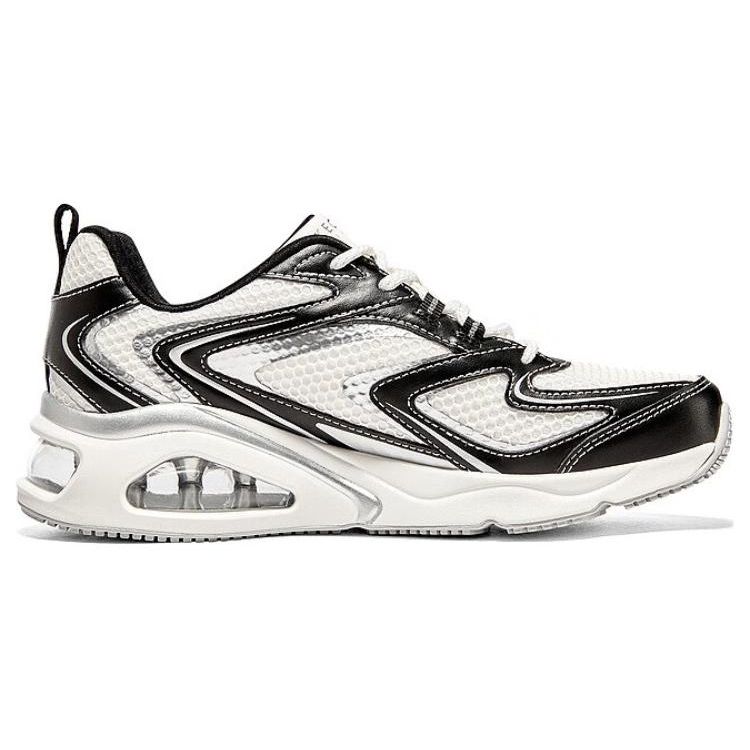 Skechers Кроссовки Tres-Air Uno Aurora Женские Черно-белые 177425-WBK