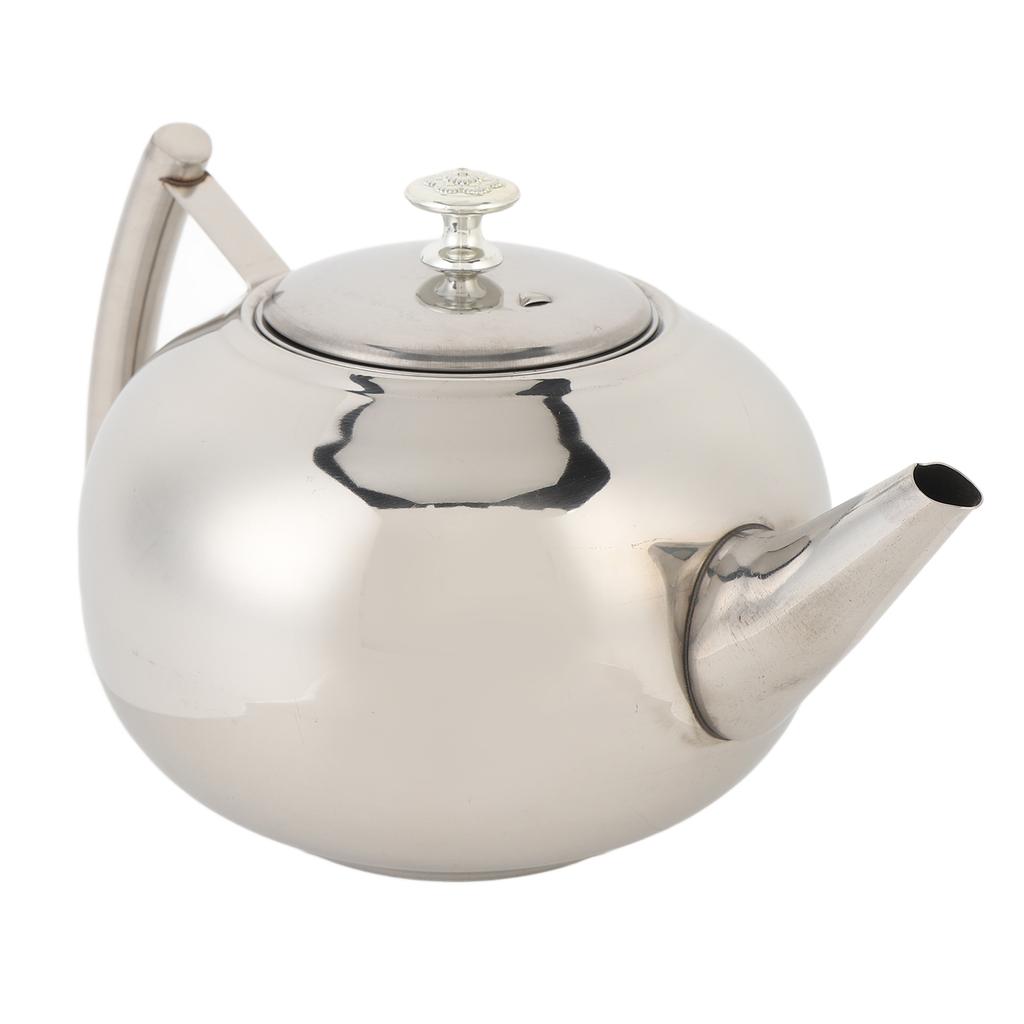 Чайник из нержавеющей стали, герметичный, с эргономичной боковой ручкой, чайник с отсоединяемым инфузором, 2000 мл