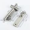 Stainless Steel Invisible Door Hinges Heavy Duty Door Shaft Hidden Axis  Closet