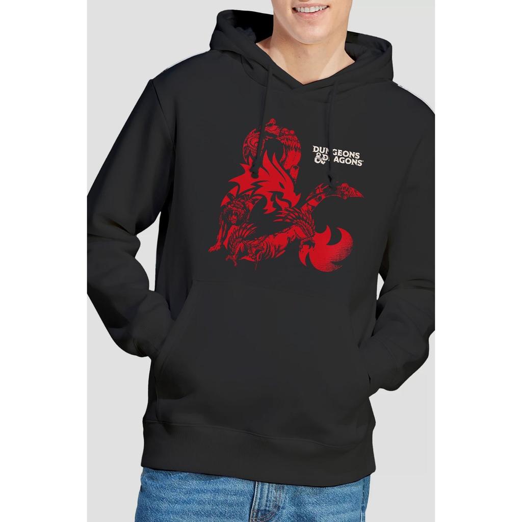 Dungeons & Dragons Mens Ampersand Monsters Hoodie