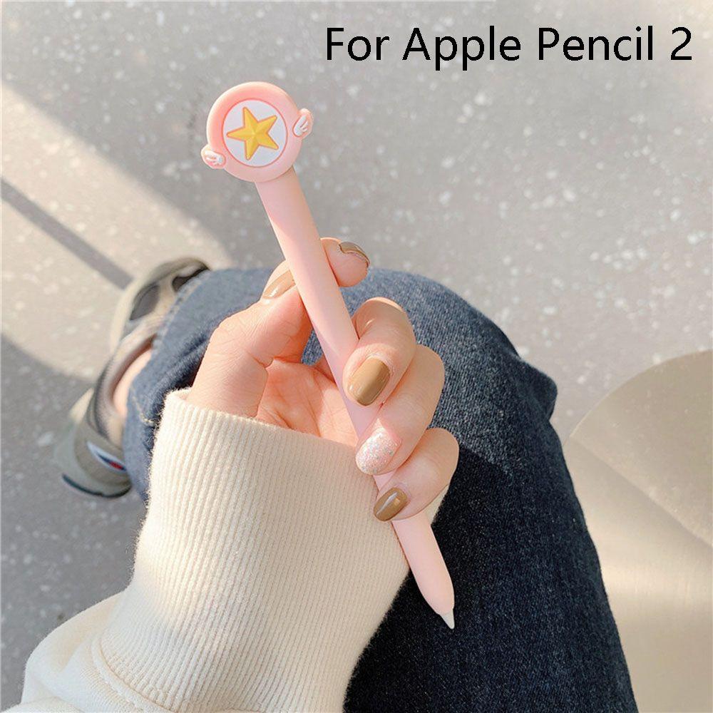 Милый Кот Лапка Чехол Для Apple Pencil 2/1 Для iPad Планшета Сенсорного Стилуса Мультяшный Защитный Чехол Чехлы Для Карандашей Цветочные