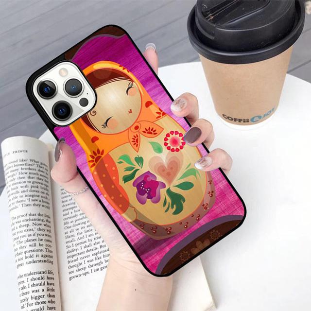 Babushka Matryoshka Red Russian Doll phone Case Cover For iPhone 17 Air 16 15 14 Plus Apple 11 12 13 Pro Max coque