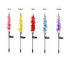 Solar powered hyacinth lamp, outdoor waterproof simulation flower lamp, lawn lamp, courtyard decoration landscape lamp