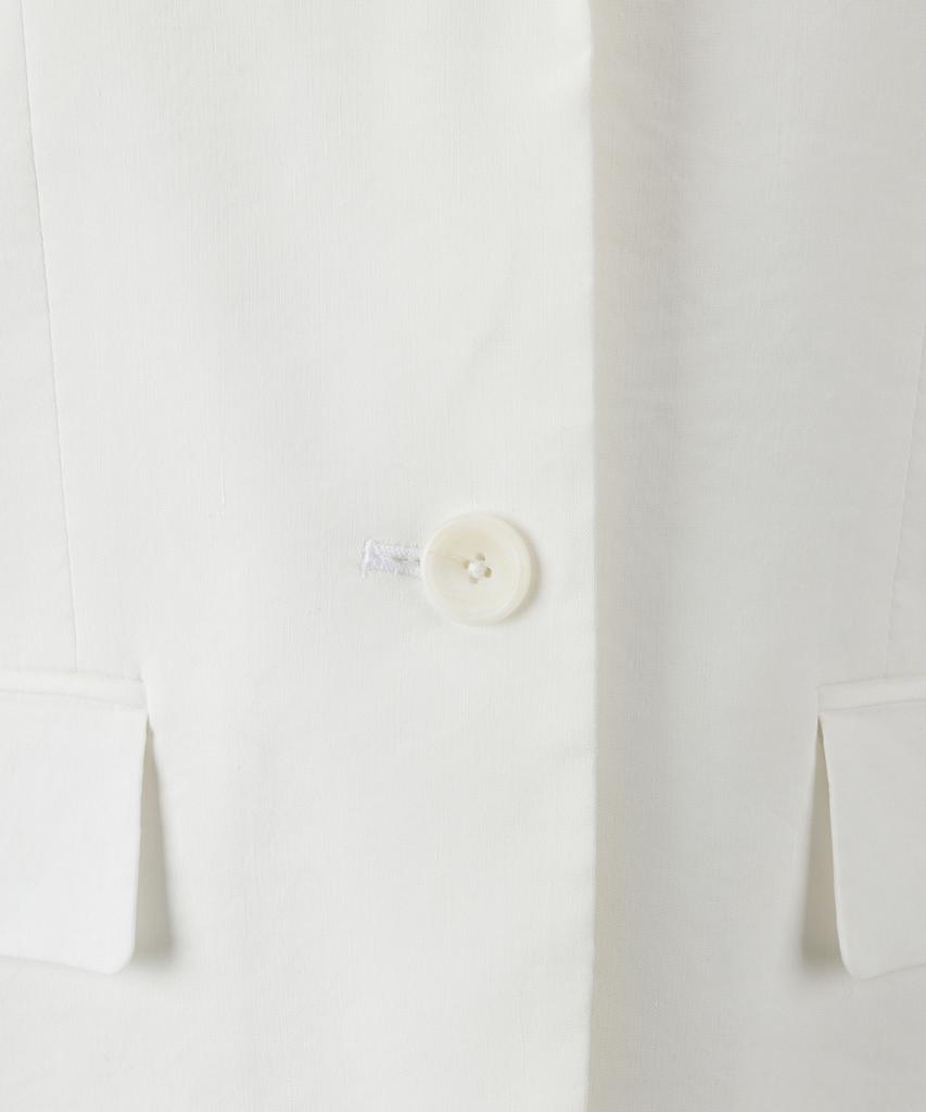 BROOKS BROTHERS [Women'S] Linen Single Jacket (White) (Bbjswbg101)