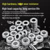 High-Speed Mini Micro Bearings Set: 440 Stainless Steel, 4 Models, 3 Bearings Each, Inner Diameter: 1, 2, 5, 6, 7, 8, 9, 10, 12mm