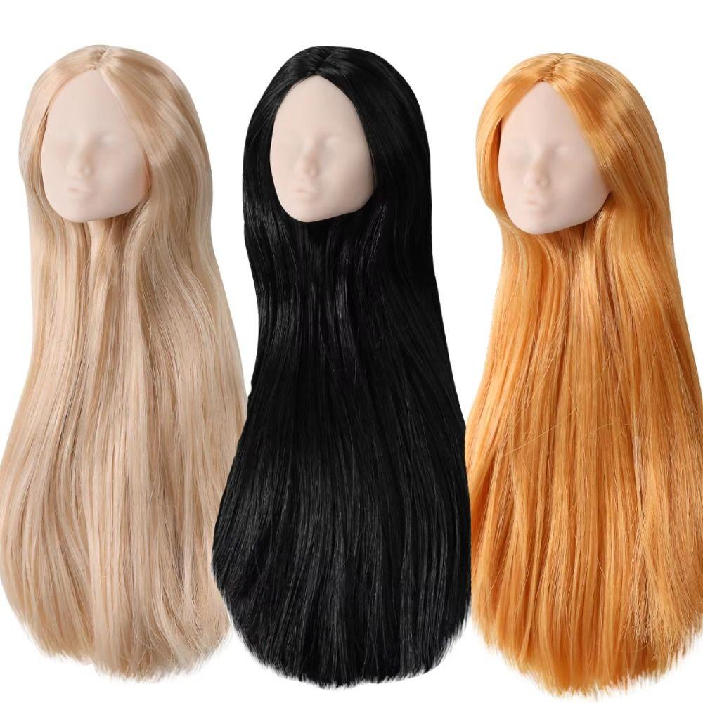 Белая Кожа BJD Кукольная Голова Нейлоновые Волосы Кукла Лысая Голова Мода 1/6 Кукольные Головы Коллекция