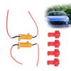 2pcs 50W LED Decoder 8  Load Resistor Canbus Error Free Canceller for Headlight Foglight DRL