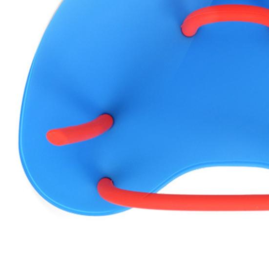 1 Pair Swimming Paddles Non-slip Adjustable Good Elasticity Soft Environmental Protection Training Correction