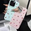 Милый Мультяшный Чехол для Телефона с Вишней и Личи для iPhone 16 15 14 13 12 11 Pro Max XS X XR 7 8 Plus Mini SE 2020 2022 Мобильный Funda