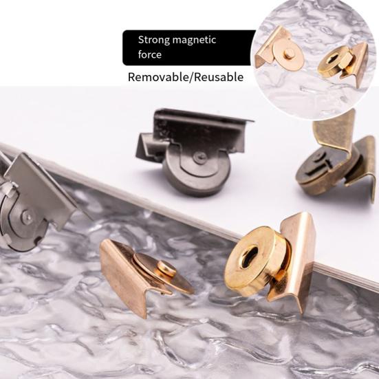 10 пар магнитных кнопок без шитья, кнопки-защелки, застежки для сумок, тоутов, одежды