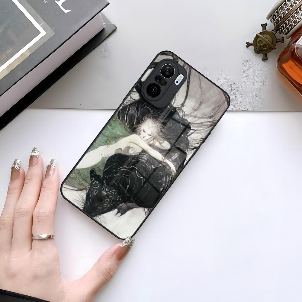 Чехол для телефона amano corpus animae для Xiaomi 15 14 13 12 Mi 11 Pro ultra Lite стеклянная крышка