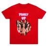 Women Unisex High Quality Cotton Tees Katseye Pink Up T Shirts 2026 New Song Fashion Clothing Pop O-neck Short Sleeve Casual Tops