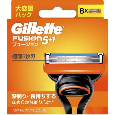 Gillette Fusion руководство, 8 сменных лезвий Мужские сменные лезвия Бритвы для мужчин Поместите использованное лезвие в пустое место в футляре и