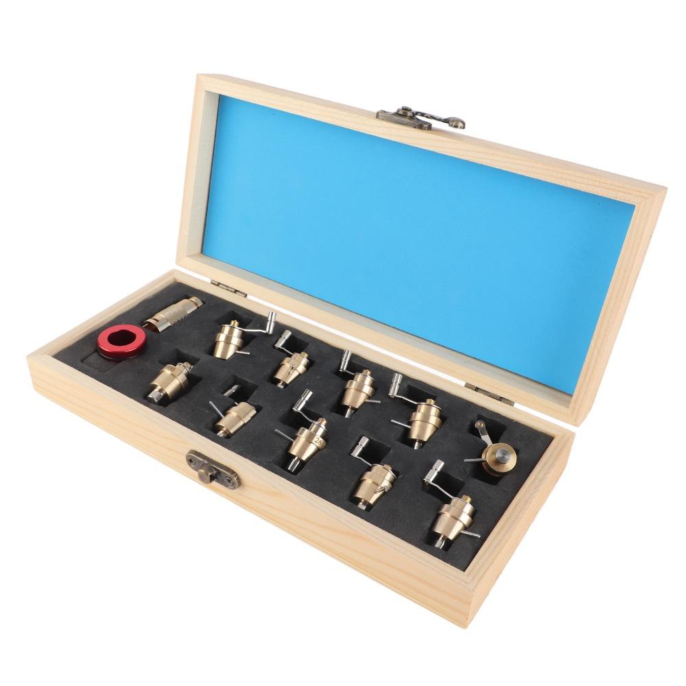 10Pcs Precision design Mainspring Coiler Full copper material Watch Repair Tool Mainspring coiling
