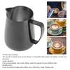 304 Stainless Steel Milk Frothing Pitcher 600ml Capacity Milk Steaming Pitcher  Coffee Shop Use