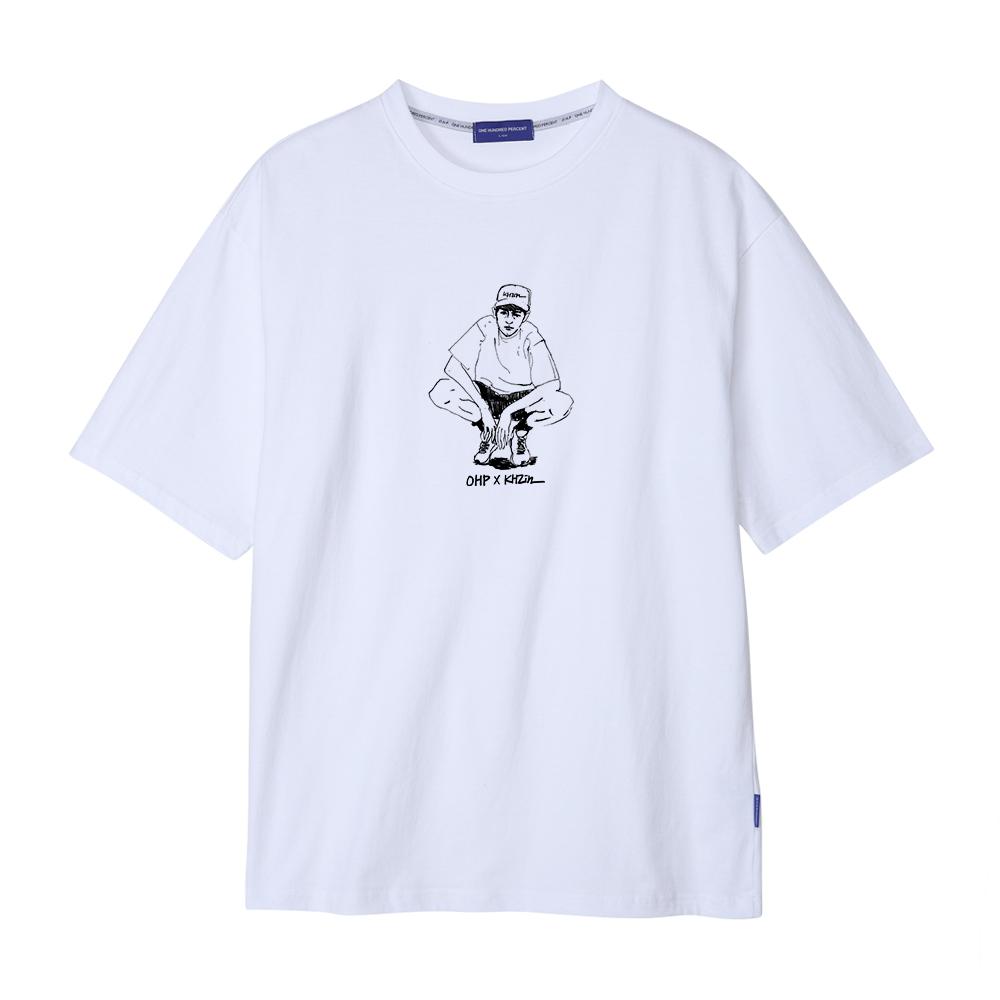 Футболка OHP Ohp X Khzin Heyboy Полуоверсайз с коротким рукавом