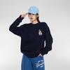 New MLB Sweatshirt Unisex Navy Blue 3AMTM0934-07NYD