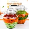 Jingqingfu Glass Pickle and Sauerkraut Jar with Sealed Lid