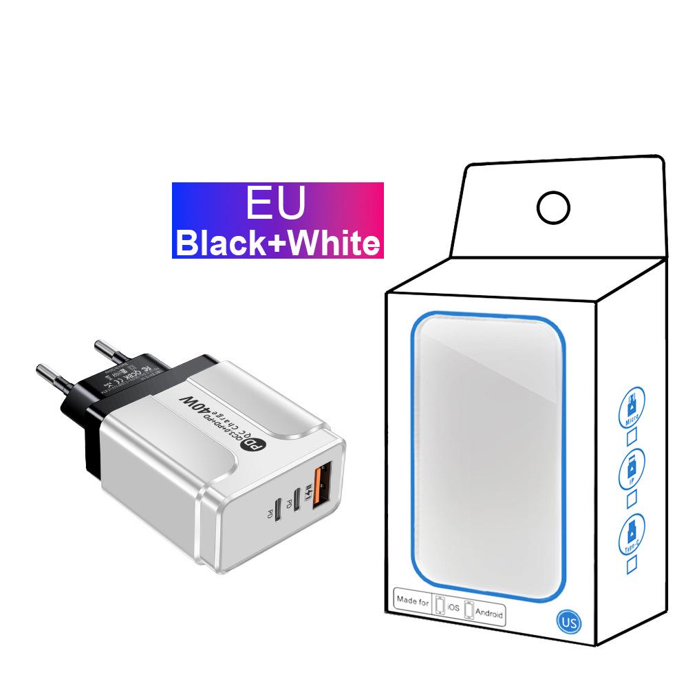 Universal Power Adapter Charger with 1 USB + 2 USB-C Ports, Compatible with US, EU, UK, AU Specifications