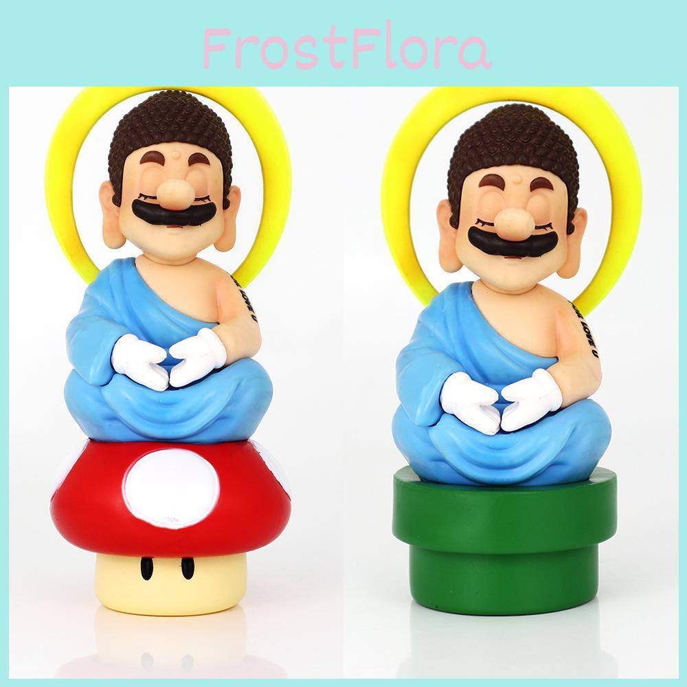 Adorable Pvc Super Mario Figure Collectible With Colorful Mushroom Mario Design