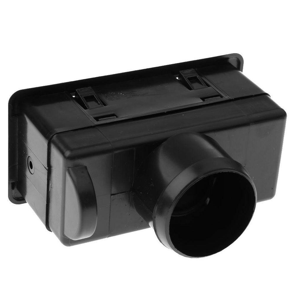 2 шт. вентиляционный выход для приборной панели, изолятор для вентиляционного отверстия для автофургона, черный воздуховод для кондиционера автомобиля, грузовика