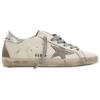 GOLDEN GOOSE Суперзвезда Кожаные Низкие Стильные Скейтбордические Кроссовки Женские Бело-серые GWF00102.F000317.10273