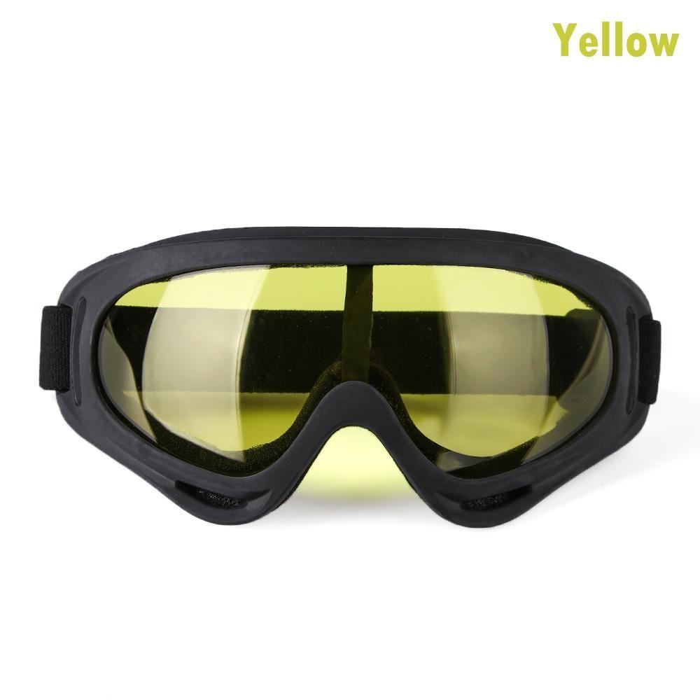 1Pc Winter Windproof Skiing Glasses Goggles Outdoor Sports Eyewear Glasses Ski Dustproof Moto Cycling Lens Frame Sunglasses