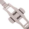 1 шт., ремешок из нержавеющей стали, пряжка для часов, серебряная пряжка, складная застежка для часов, аксессуары для кнопок