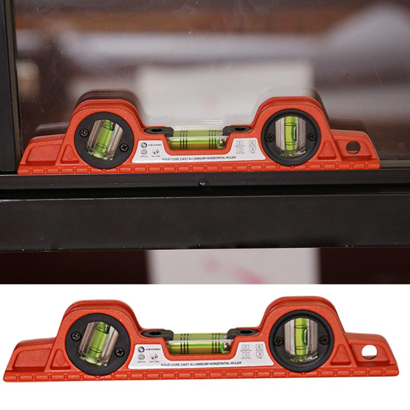 Горизонтальная линейка Магнитный угломер Горизонтальные пузырьковые спиртовые уровни Балансировочная линейка Маленький измерительный инструмент высокой точности для