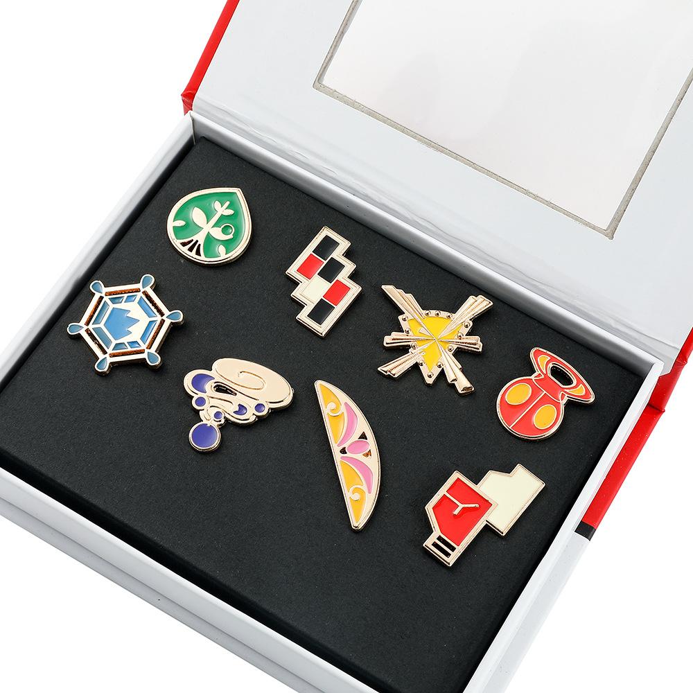 Горячая Распродажа, Металлический Значок Pokémon, Набор Pokémon, Изысканная Коробка, Подарочная Булавка-Брошь