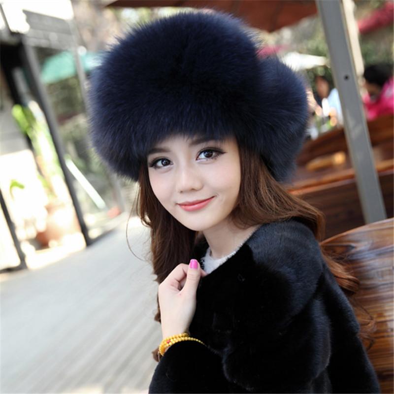 Шапка из натурального лисьего меха, женские шапки Skullies из лисьего меха, зимние теплые шапки, шапка из натурального лисьего меха, шапки-бомберы