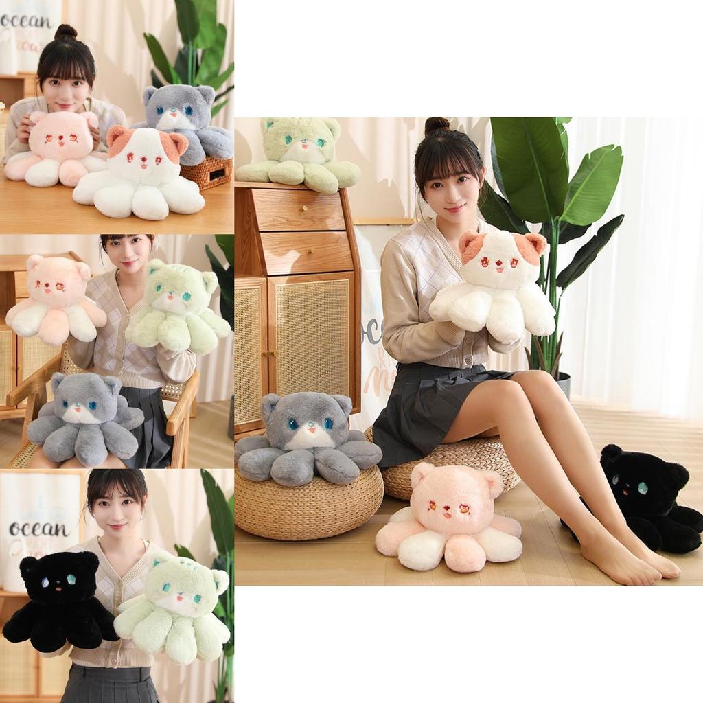 Cute Jellycat Cat Soft Stuffed Octopus Doll Home Decor Gift For Kids